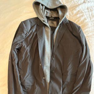 Blanc Noir Men's Weekender Blazer - Black Gray - X-Large